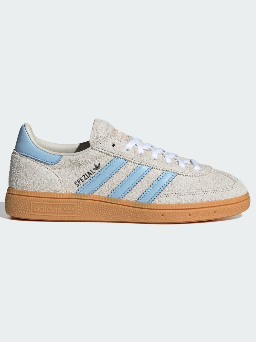 Adidas Handball Spezial Suede Sneakers in Alumina & Clear Sky size 6.5